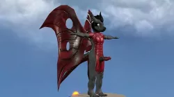 Evil Dragon  Realistic 3D Low-poly 3D model