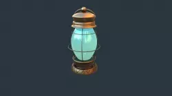 Fantasy Magic Lantern Low-poly 3D model