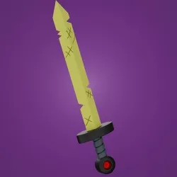 Finns sword from Adventure Time 3D model