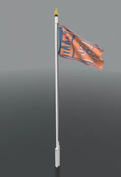Flag Pole 3D model