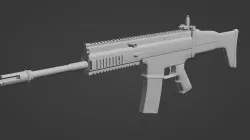 Fn SCAR  3D model