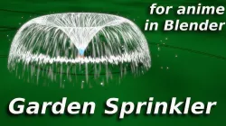 For Anime in Blender - Garden Sprinkler 3D model