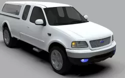 FORD F150 1999 3D PRINT AND POLYGON MODEL Low-poly 3D model