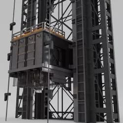Freight Elevator 3D model