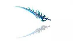 Frozen Bone Long Sword Low-poly 3D model