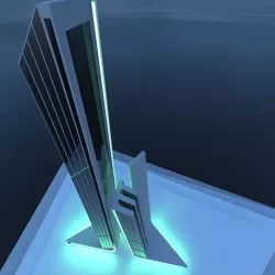 futuristic skyscraper 3D model
