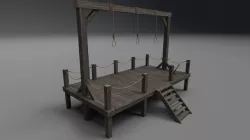 Gallows PBR 3D model