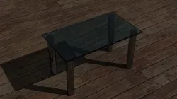 Glass Table 3D model