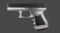 Glock 19 Gen 3 For FPS Games Low-poly 3D model