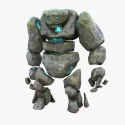 Golem Low-poly 3D model