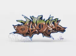 Graffiti Low-poly 3D model