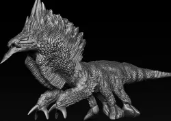 Griffin without wings 3D model