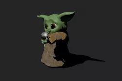 Grogu 3D model