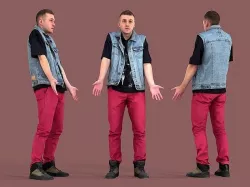 Guy Is Confused 3D model