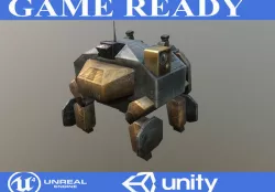 Heavy 01 Low-poly 3D model