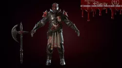 Heavy knight Low-poly 3D model
