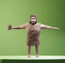 HOMEM DAS CARVENAS LOW POLY Low-poly 3D model