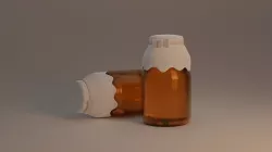 Honey bottle 3D model