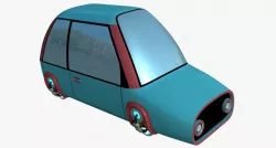 Hover car 3D model