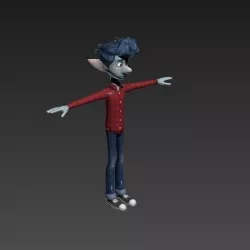 Ian and  Barley Lightfoot Low-poly 3D model