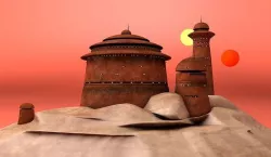 Jabba the Hutt Palace FBX Version 3D model
