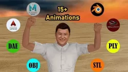 JACKIE CHAN 3D model