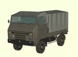Japan Ground Self-Defense Force Type73 medium-duty trucks 3D model