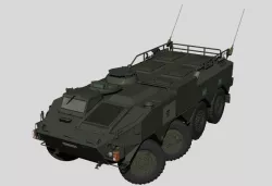 Japan Ground Self-Defense Force Type96 APC Default Color 3D model