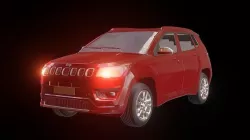 Jeep Car 3D model Blender OBJ FBX 3D model