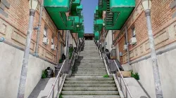 Joker Stairs Scenario Baked AR VR Ready Low-poly 3D model