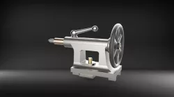 Lathe Tail stock 3D model