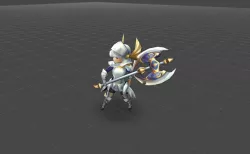 Low Poly Luna Low-poly 3D model