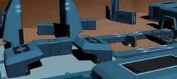 Low Poly Sci fi Game Environment Low-poly 3D model