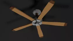 Lowpoly Ceilingfan Low-poly 3D model