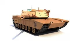m1 abram tank 3D model
