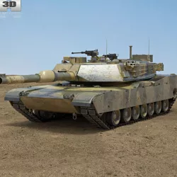 M1A1 Abrams 3D model