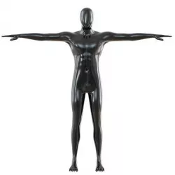 Male mannequin in T-pose 3D model