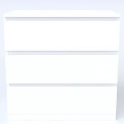 MALM CHEST OF 3 DRAWERS 3D model