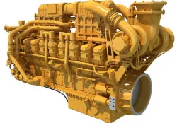 Marine Propulsion Engine 3D model