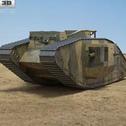 Mark V 3D model