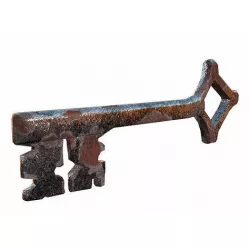 Medieval key Low-poly 3D model