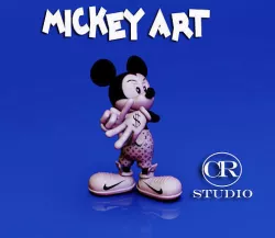 mickey art 3D model