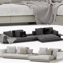 Minotti Sofa Modular Connery 3D model