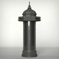 Morris Advertising Column 3D model