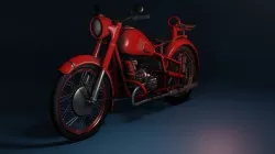 Motorcycle Ural K750  3D model