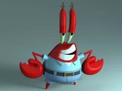 Mr Krabs - Sirigueijo 3D model