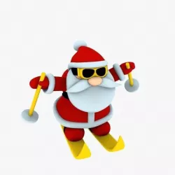 New cool Santa Claus for beautiful 3d print 04 3D model