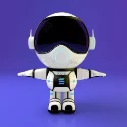 NFT Astronaut Character 3D model