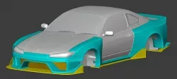 Nissan S15 Khyzyl Saleem Bodykit 3D model