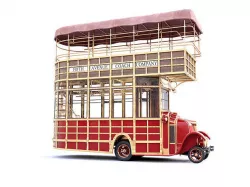 NYC  bus 3D model
